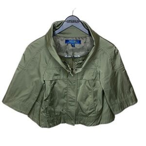 Millard Fillmore Olive green Crop Jacket